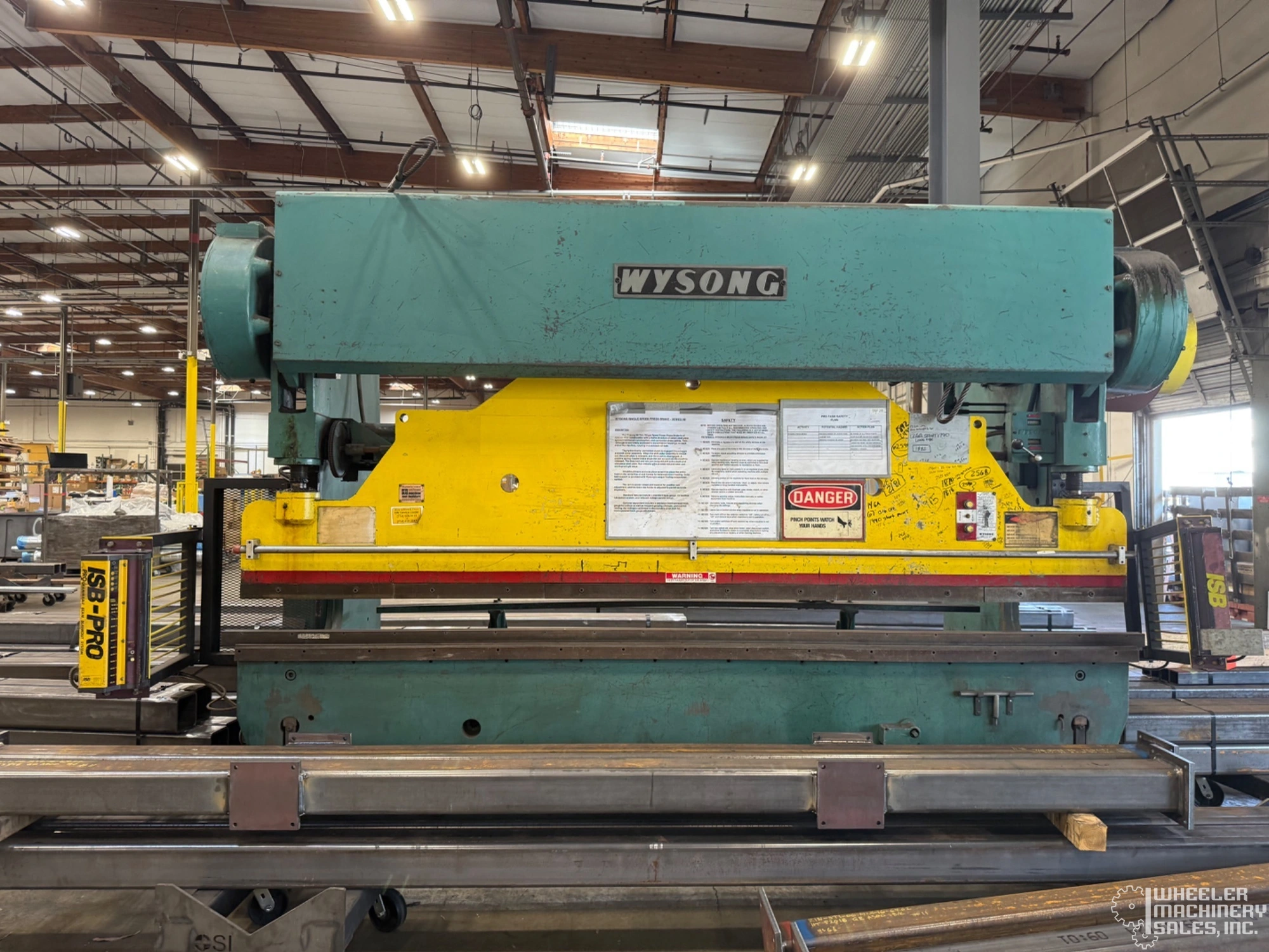 WYSONG 90-10 90 ton x 12’ Mechanical Press Brake #7795 #2