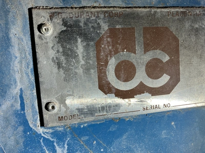 USED W.G. DURANT CORP 100