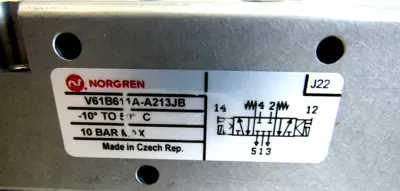 NEW NORGREN V61B611A-A213JB SOLENOID VALVE V61B611AA213JB