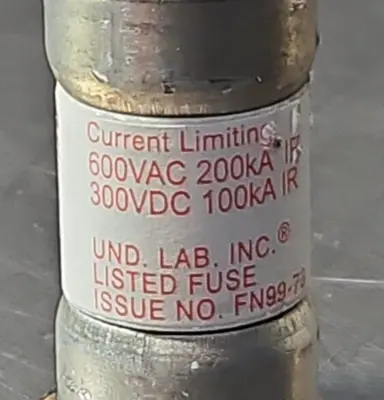 Ferraz Shawmut A6T50 Fuse 600 VAC 300 VDC 50Amp. Loc4C-20
