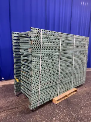 36" X 96" Pallet Racking Uprights  - Tear Drop