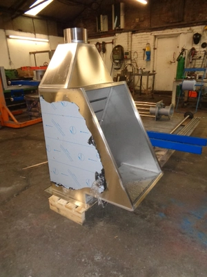 300L S/S Sack Tipping Hopper