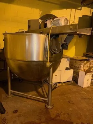Lee 400 Gallon Stainless Steel Jacketed Double Action Kettle