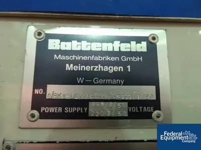USED Battenfeld Gloucester 85 Ton Battenfeld Injection Molder, Model BK850/200