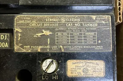 Used GE TJJ436350 Miscellaneous Equipment (Electrical & Power) Ohio US | Surplus Asset Holdings #1241914