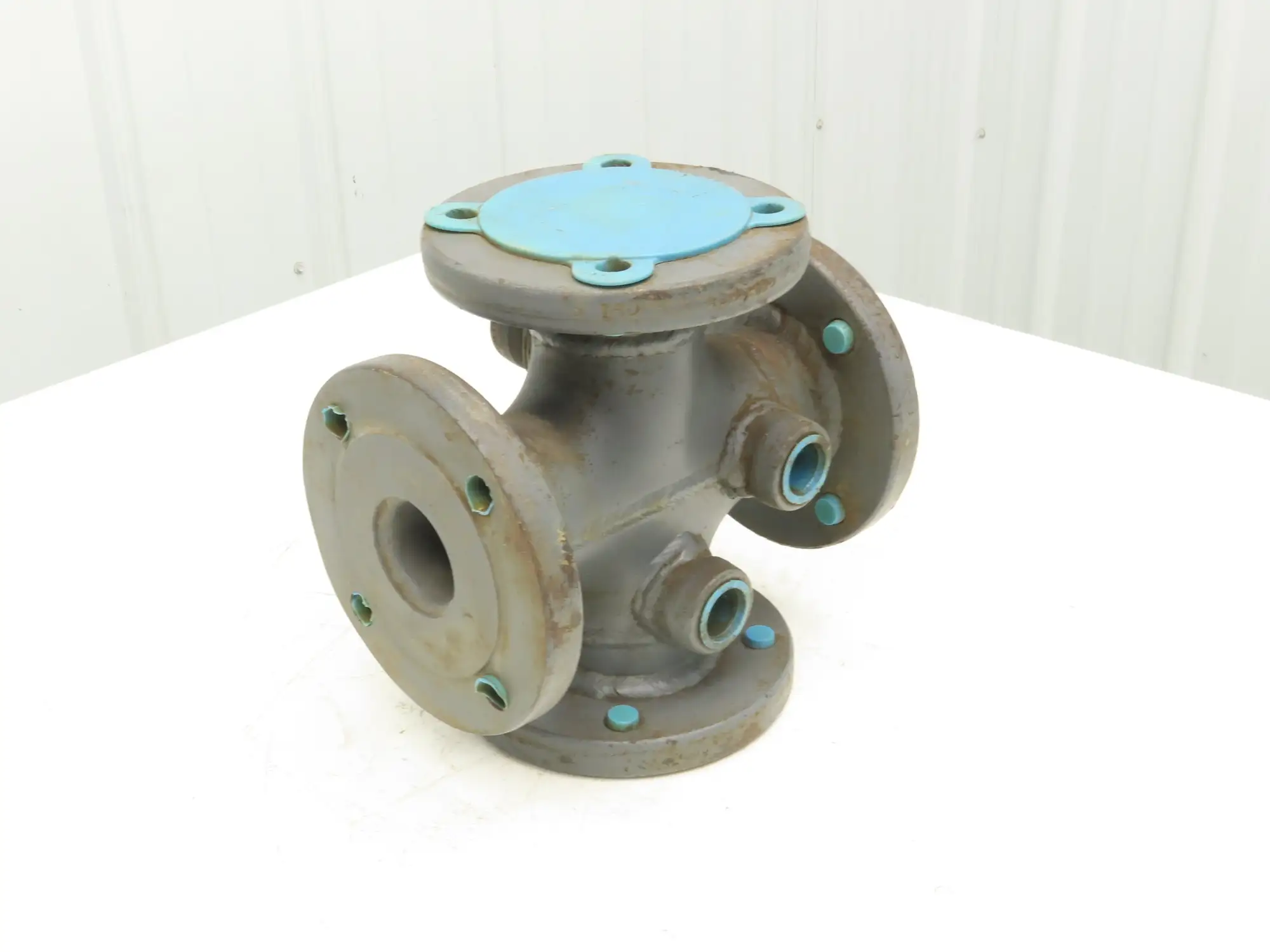 NA 2" 2" Flanged 4-Way Cross Ductile Iron 7-1/2" Flange 6" Bolt Center 3/4" Hole