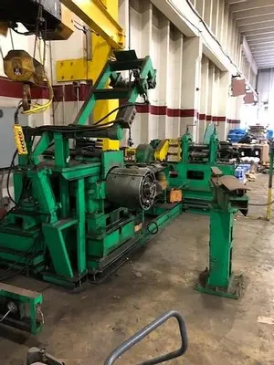 12" x .008" - .125" x 4,000 LBS. SLITTING LINE (USED)
