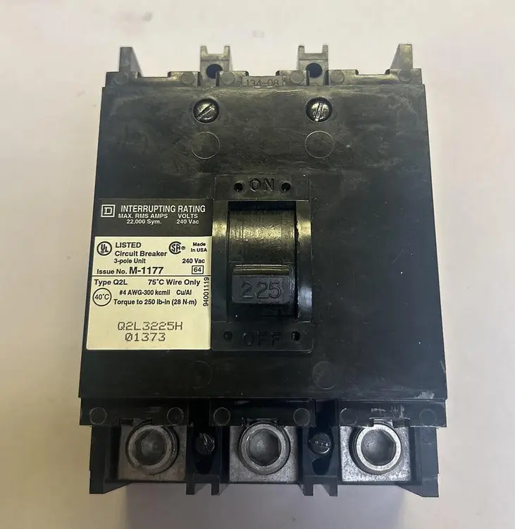 Used SQUARE D Q2L3225H Miscellaneous Equipment (Electrical & Power) Ohio US | Surplus Asset Holdings #1240678
