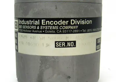 USED BEI INDUSTRIAL ENCODERS E25BF-6R-SB-5000-M2-AMZC-8830-LED-SM18-S