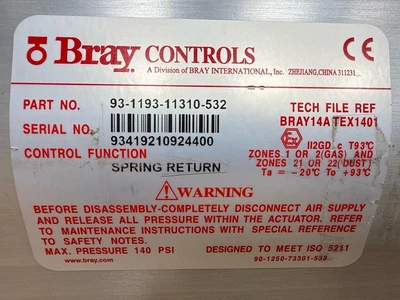 Bray _UNKNOWN_ Other Valves & Manifolds | Fram Fram LLC (15)