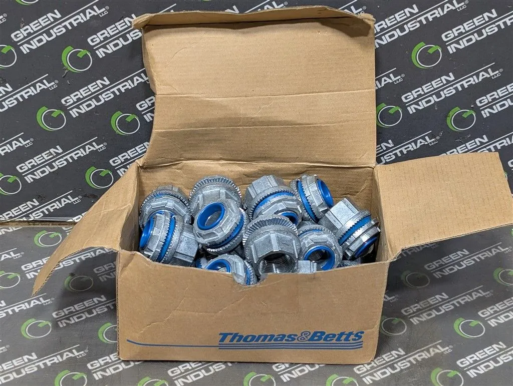 Box of 25 Thomas & Betts H075TB 3/4" Insulated Throat Conduit Fittings New NIB