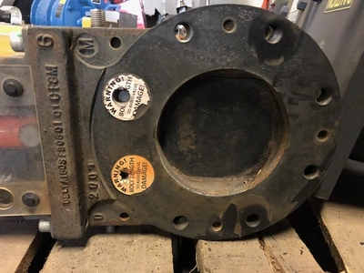 6" Weir Delta Industrial 150-06-SS-SSE5/1-PC-F18 Pneumatic Knife Gate Valve, New Storeroom Spare