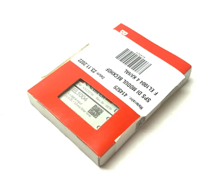 Used BECKHOFF ETHERCAT 4-CHANNEL DIGITAL INPUT TERMINAL 24VDC PLC Input & Output | Maverick Industrial Sales #1112039