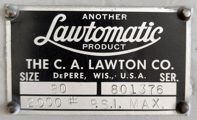 USED LAWTON LAWTON  PRESS