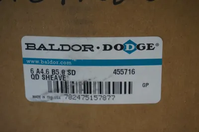 NEW DODGE 455716 QD SHEAVE 6A4.6B5.0-SD