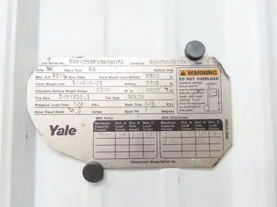 Yale C-481276X7737A Forklift Hydraulic Power Steering Pump & Motor Off ERP035TF