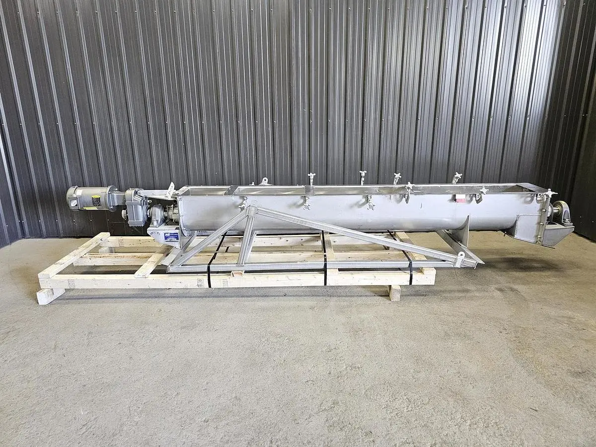 Used Hayes & Stolz Ribbon/Paddle Blender, 15 Cubic Feet