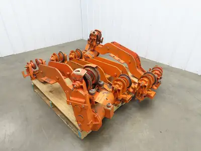 Cleveland Tramrail Bridge Crane Motorized End Truck Drive WA 5" Wheels  Set of 4