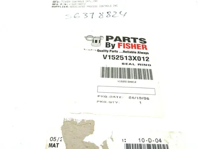 NEW FISHER CONTROLS V152513X012 6" 150 NOTCHED RING SEAL