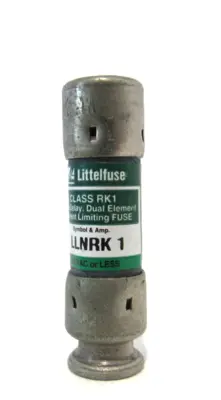 LOT OF 18 NEW LITTELFUSE LLNRK-1 FUSES LLNRK1