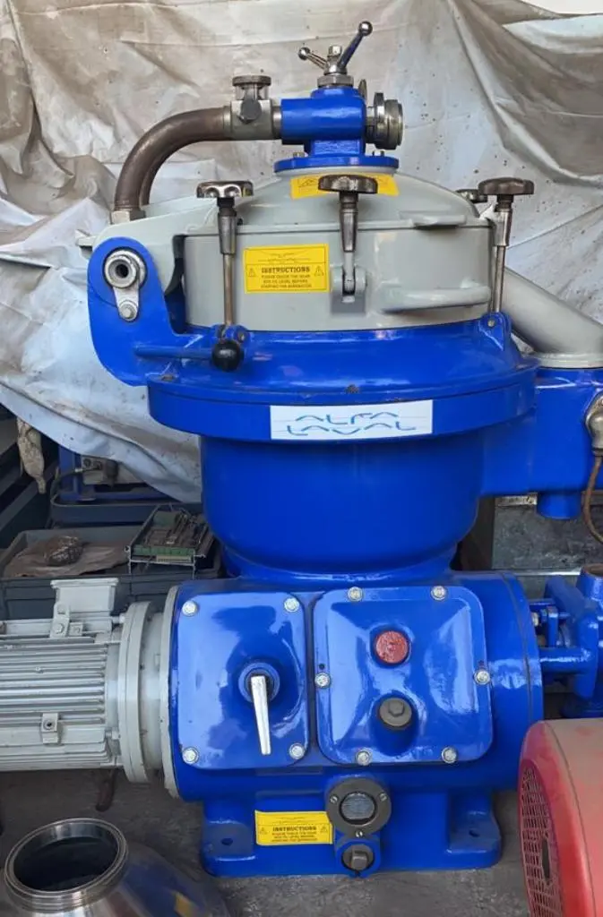 (2) Alfa-Laval MAPX 207 SGT-14-60 oil purifiers, SS bowl.
