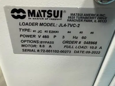 USED 2022 MATSUI JL4-7VC-2