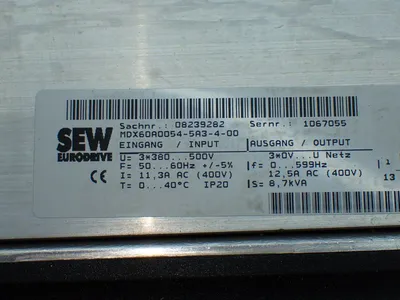USED SEW EURODRIVE MDX61B00555A340T