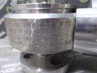 1/2" Perrin PS85H-0,5-L BA275 Series 80-M Two Way Ball Valve Class 300 Used