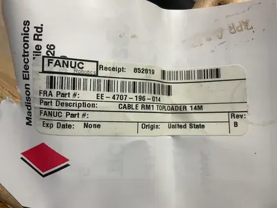 Used FANUC EE4707196014 Cable & Wire Ohio US | HGR 24 #1763137
