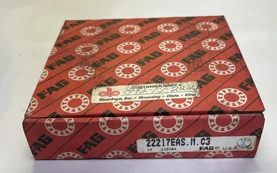 New | in-Stock FAG 22217EAS.M.C3 Bearings | Surplus Asset Holdings #1192856