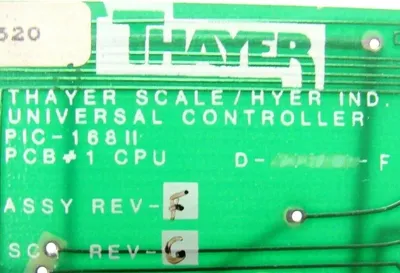 REFURBISHED THAYER SCALE PIC-16811 UNIVERSAL CONTROLLER REV F REV G PIC16811