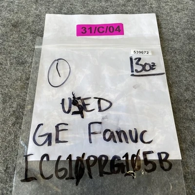 Used GE Fanuc IC61PRG105B Misc Electrical & Power Parts California US | Davliegogo LLC #1732589
