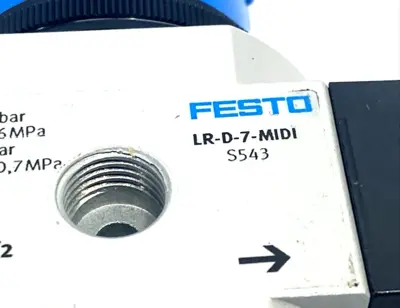 162586, LR-D-7-MIDI | Festo LR-D-7-MIDI Regulator Valve G1/2" Ports 162586 - New Other