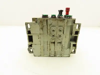 Numatics 051BA400K000030 Pneumatic 4/2 Solenoid Valve 2-Station Manifold 120V