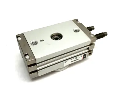USED SMC ROTARY TABLE ACTUATOR DOUBLE-ACTING 10MM, 0-190 DEGREE