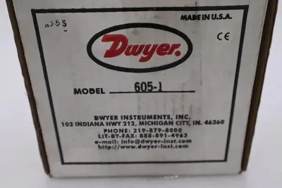 NEW Dwyer 605-1 Magnehelic Pressure Transmitter STOCK 5227