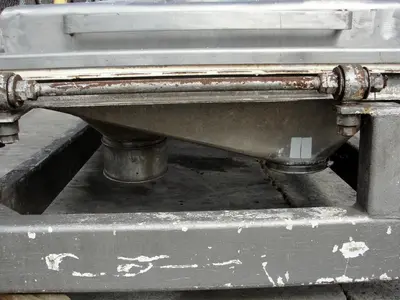 SPC8053  Screener and Sifter 24 sq.ft. Rotex rectangular shaker screener, Stainless Steel Contact Parts
