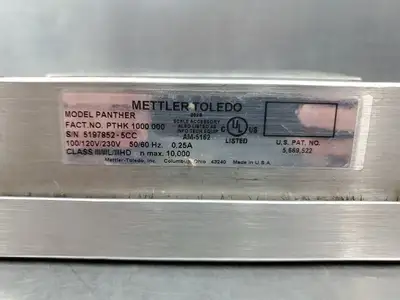 USED Mettler Toledo PANTHER PLUS PTHK 1000 000
