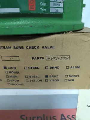 New | in-Stock MUELLER M6740588 Pump & Valve Parts Ohio US | Surplus Asset Holdings #1265681