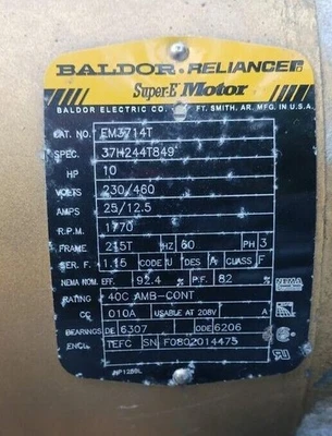 USED Baldor EM3714T