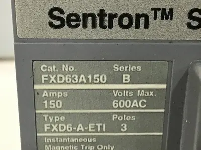 USED SIEMENS FXD63A150