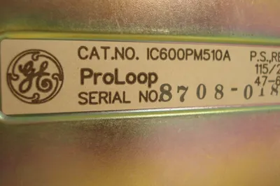 NEW GE FANUC IIC600PM510A PROLOOP REDUNDANT