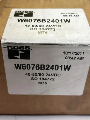 New | in-Stock ROSS CONTROLS W6076B2401W Solenoid Valves Ohio US | Surplus Asset Holdings #1247175