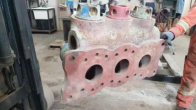 USED GARDNER DENVER PA-8 TRIPLEX MUD PUMP