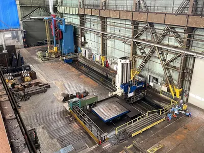 USED GIDDINGS & LEWIS 6 AXES X: 24 000 - Y: 2133 - Z: 4572 MM CNC