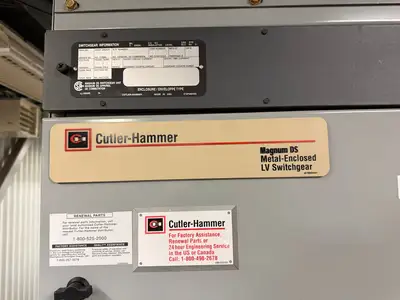 Magnum DS Power Distribution Center (PDC) Switchgear 4000 Amp Main 600 Volts