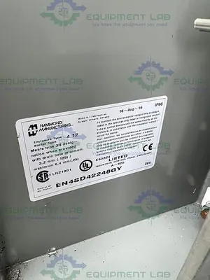 USED HAMMOND MANUFACTURING EN4SD42248GY STANDARD ENCLOSURE 9" X 24" X 42"
