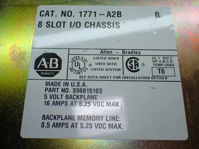 Used ALLENBRADLEY 1771A2B PLC Chassis Ohio US | HGR 24 #1084901