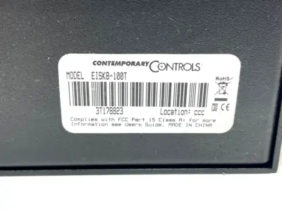 Used CONTEMPORARY CONTROLS SKORPION ETHERNET SWITCH CTRLINK 8-PORT Network Switches Michigan US | Maverick Industrial Sales #1092057