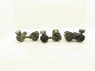 Master Pneumatic Norgren R74G-4AK-RMN FD100-4 Regulator Filter Assembly Lot of 3